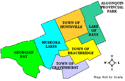 map of muskoka